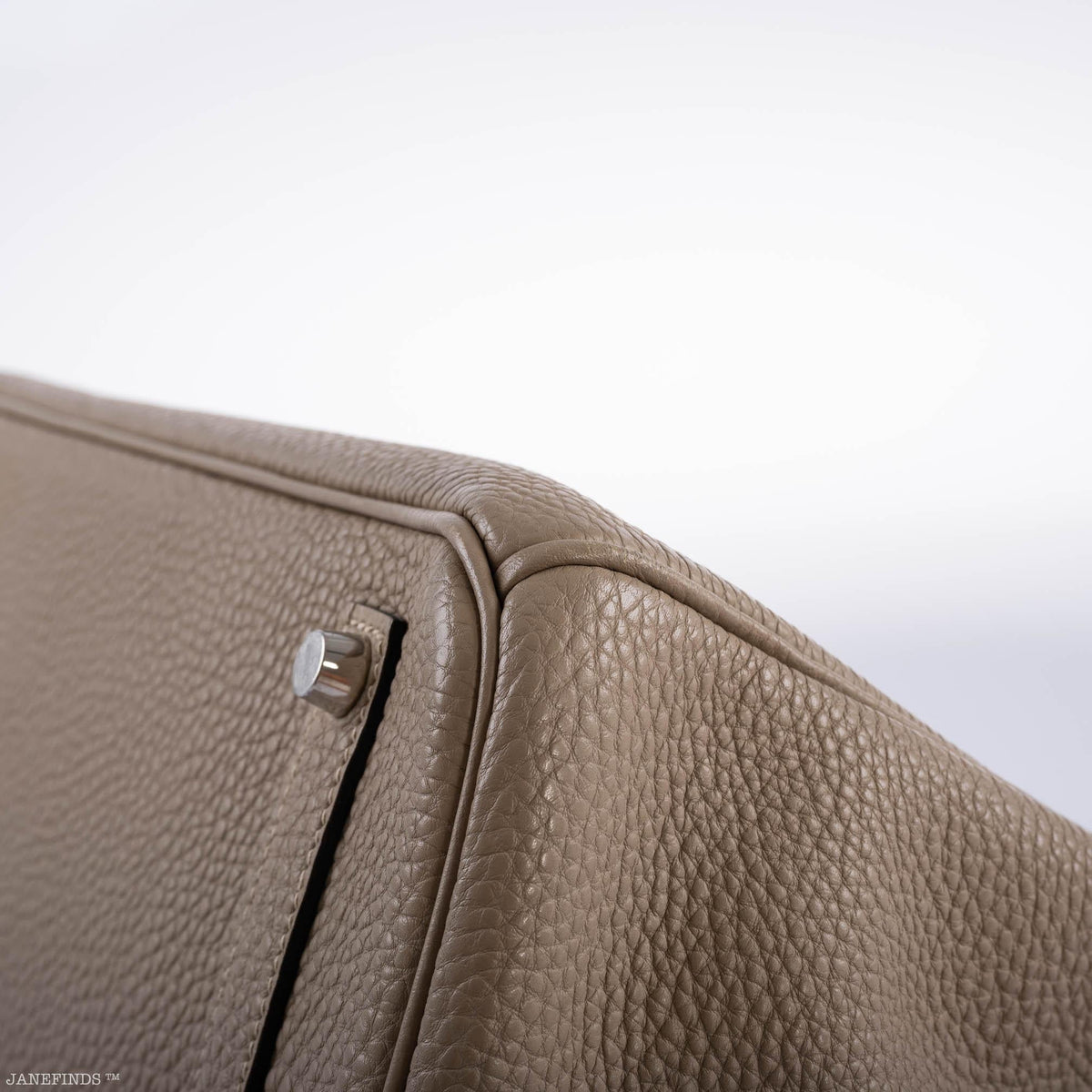 Hermes Birkin 35 Gris Tourterelle Togo with Palladium Hardware Hermes
