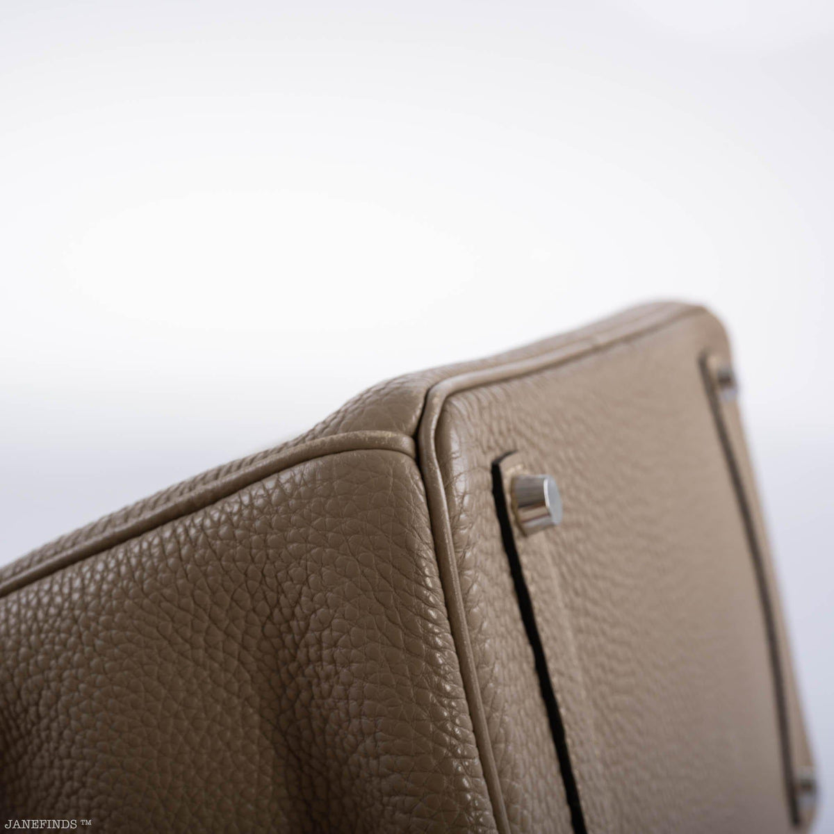 Hermes Birkin 35 Gris Tourterelle Togo with Palladium Hardware Hermes