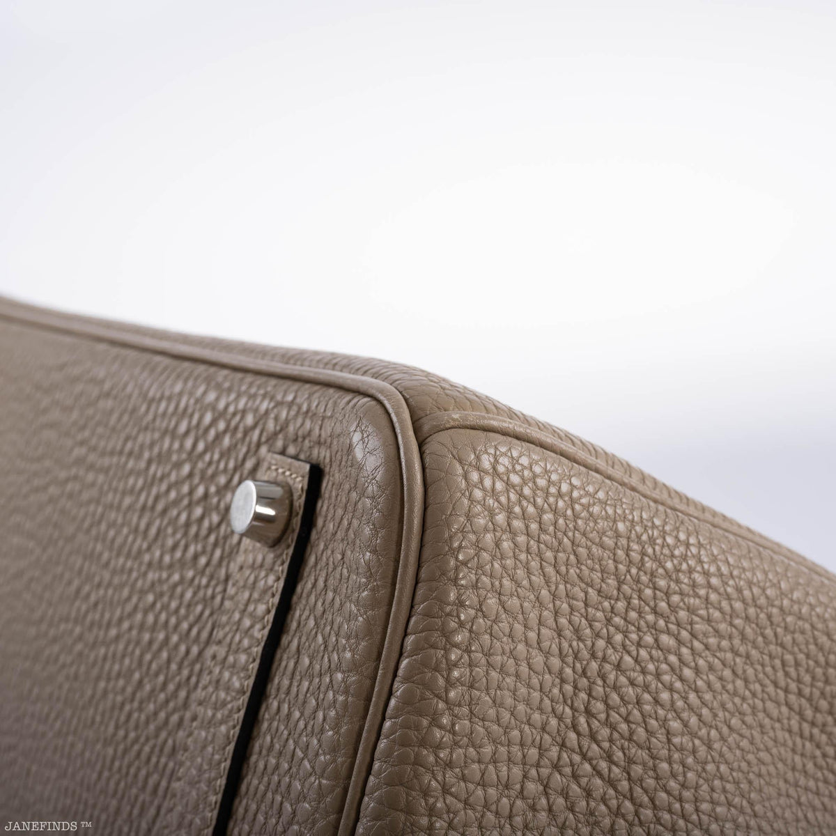 Hermes Birkin 35 Gris Tourterelle Togo with Palladium Hardware Hermes