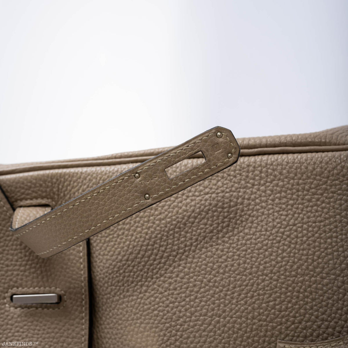 Hermes Birkin 35 Gris Tourterelle Togo with Palladium Hardware Hermes