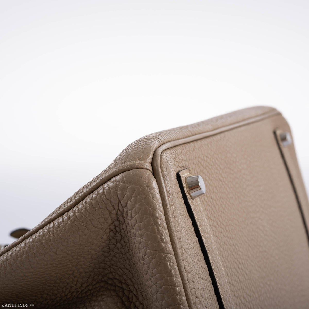 Hermes Birkin 35 Gris Tourterelle Togo with Palladium Hardware Hermes