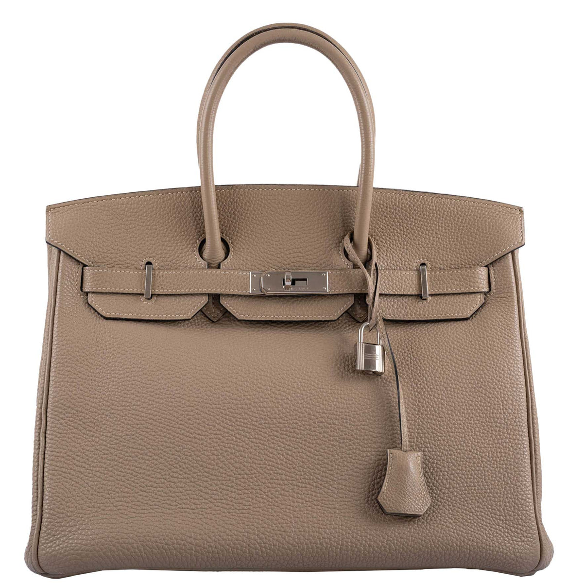 Hermes Birkin 35 Gris Tourterelle Togo with Palladium Hardware Hermes