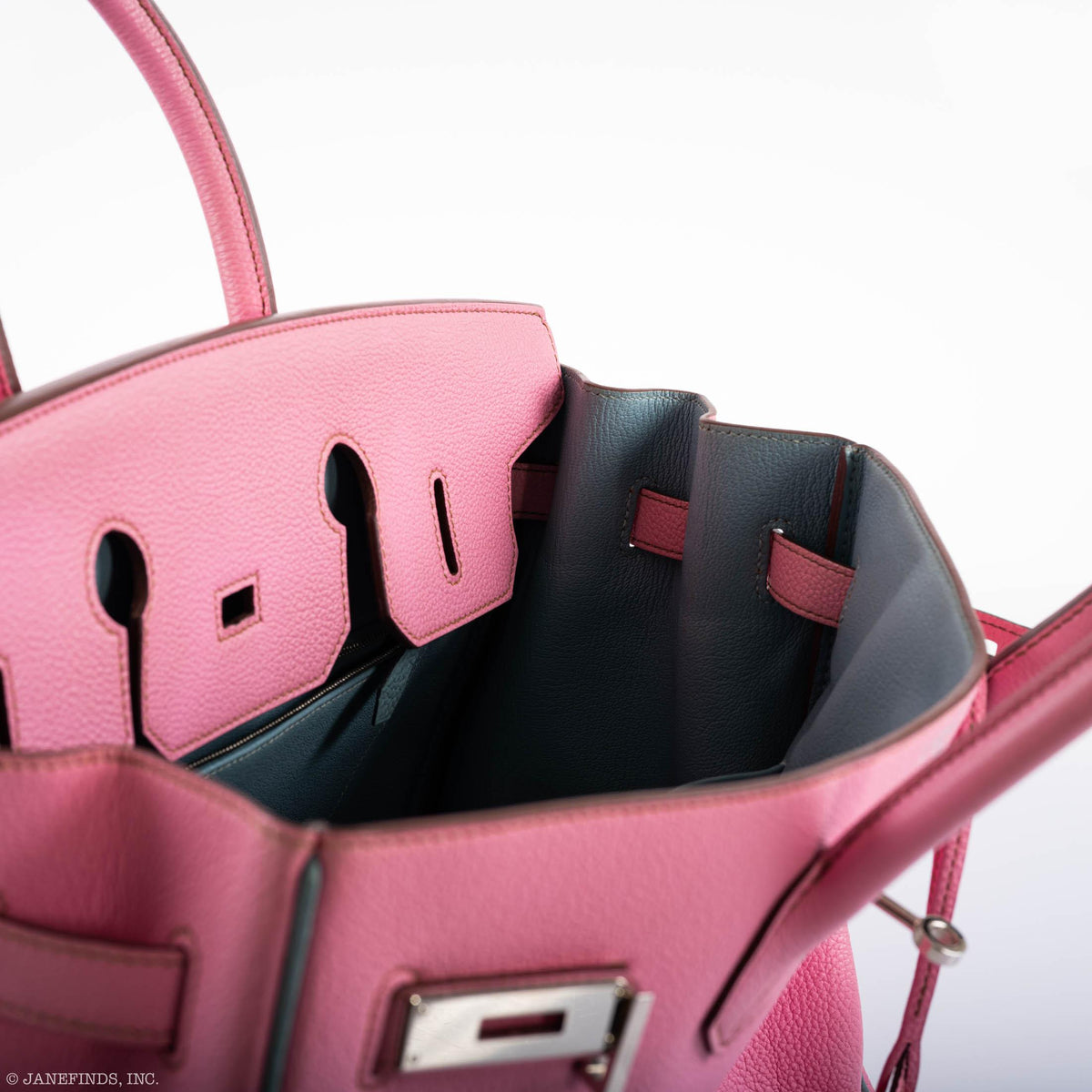 Hermes Birkin 35 HSS 5P Bubblegum Pink & Celeste Togo Palladium Hardware Hermes