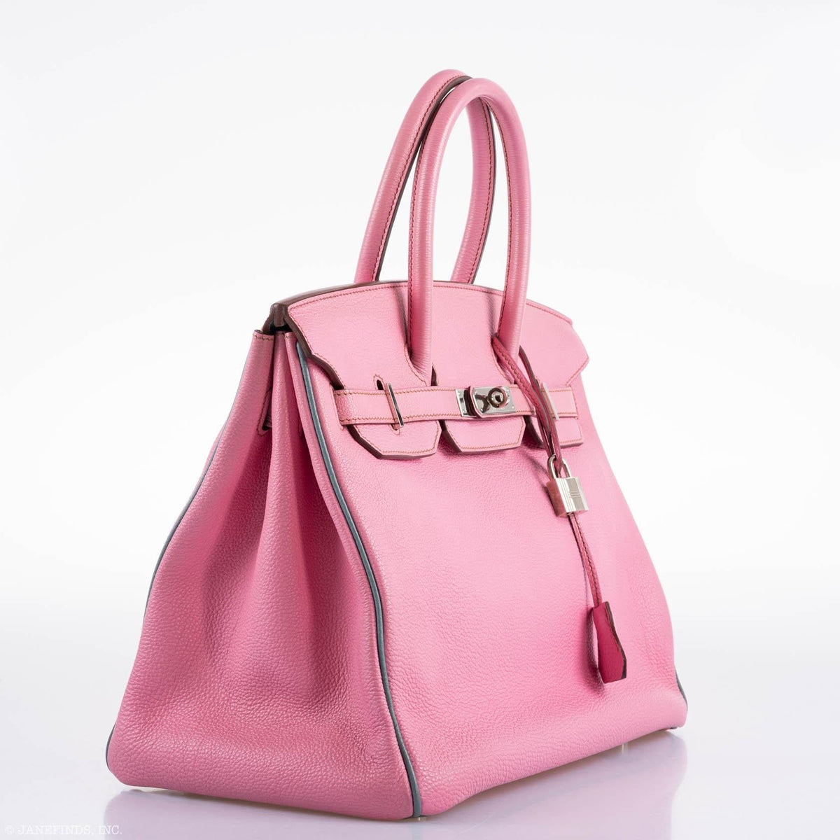 Hermes Birkin 35 HSS 5P Bubblegum Pink & Celeste Togo Palladium Hardware Hermes