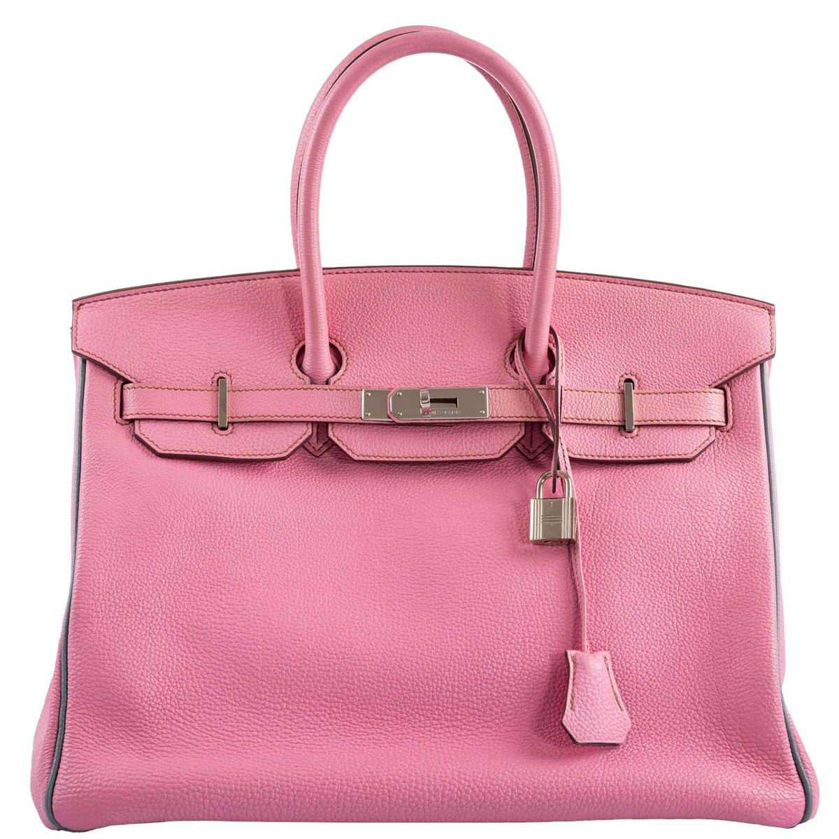 Hermes Birkin 35 HSS 5P Bubblegum Pink & Celeste Togo Palladium Hardware Hermes