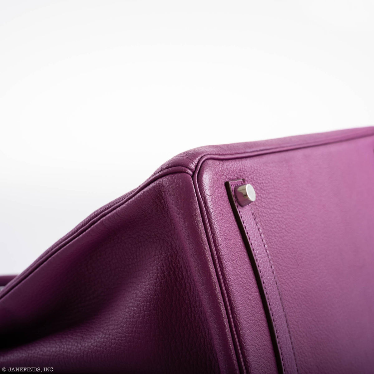 Hermes Birkin 35 HSS Cyclamen & Iris Chèvre Goatskin Brushed Palladium Hardware Hermes