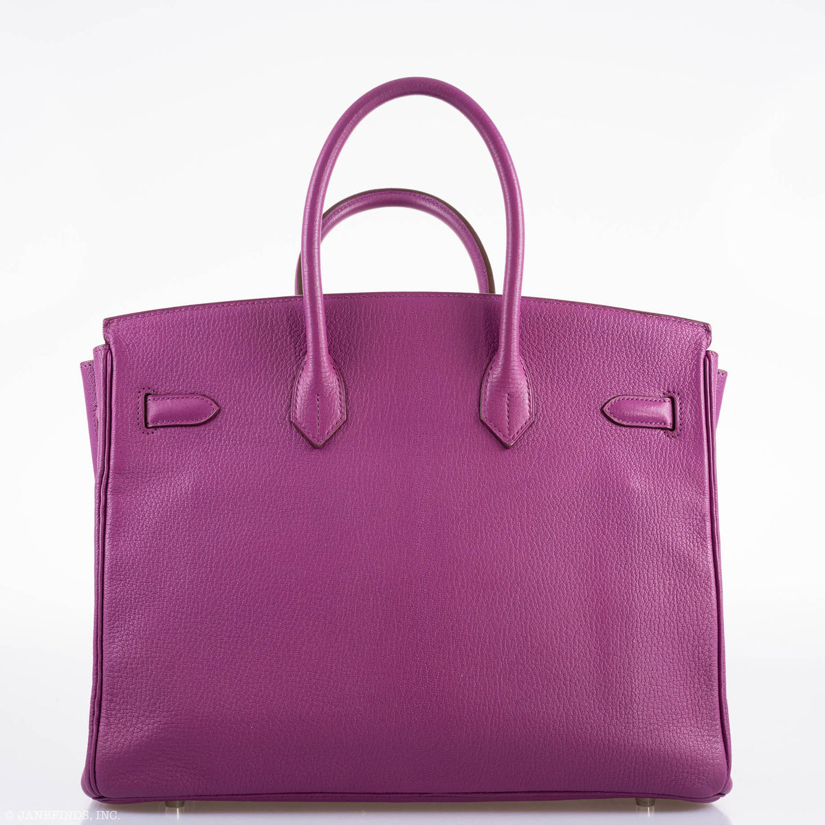 Hermes Birkin 35 HSS Cyclamen & Iris Chèvre Goatskin Brushed Palladium Hardware Hermes