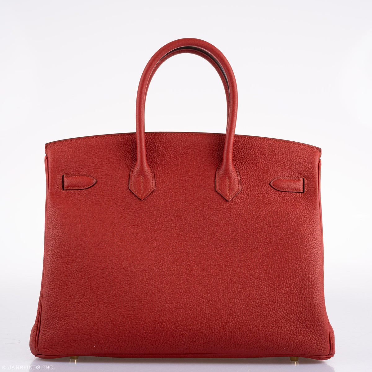 Hermes Birkin 35 HSS Rouge Vif Togo Brushed Gold Hardware Hermes