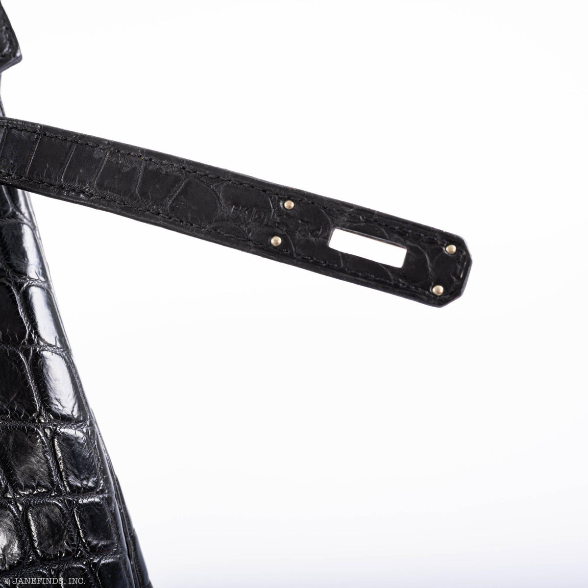 Hermes Birkin 35 Matte Black Nilo Crocodile with Palladium Hardware Hermes