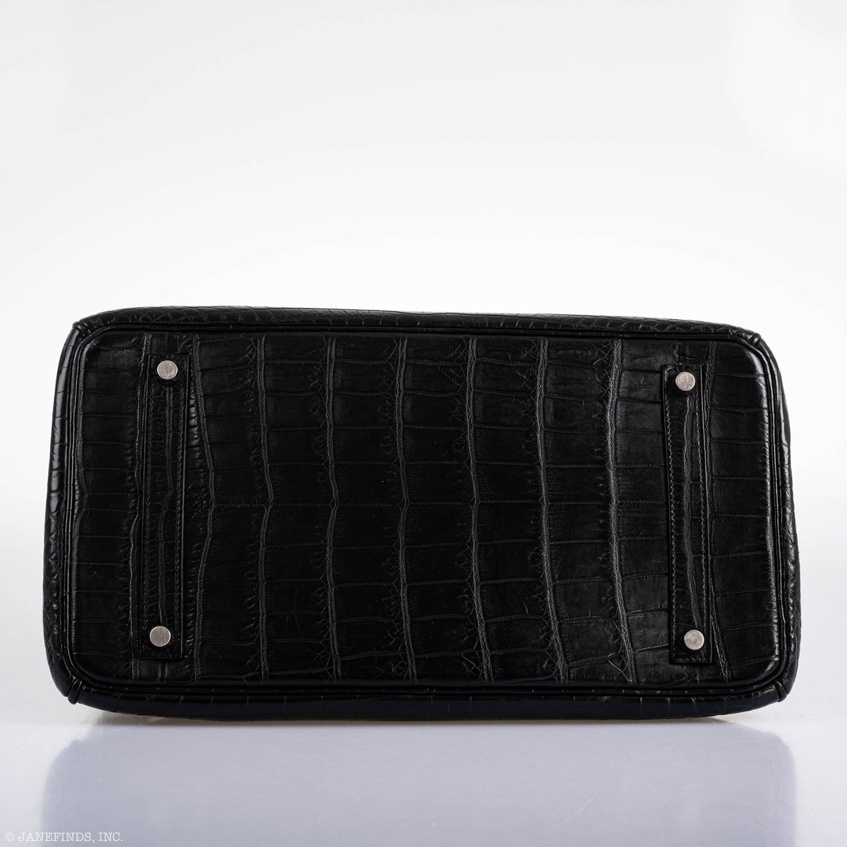 Hermes Birkin 35 Matte Black Nilo Crocodile with Palladium Hardware Hermes