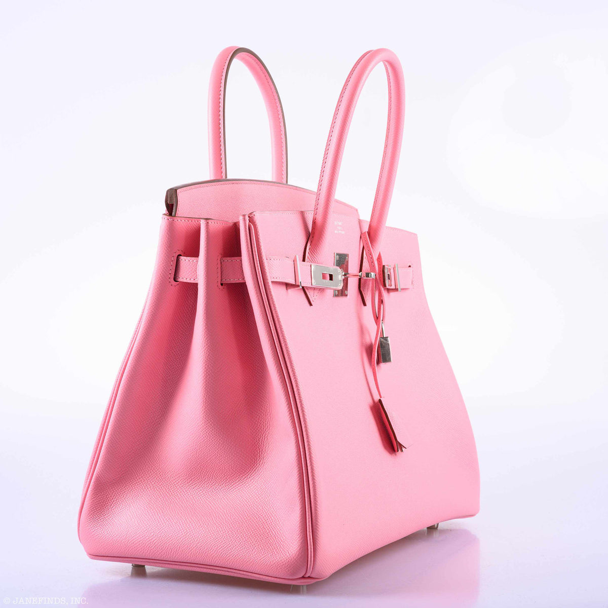Hermes Birkin 35 Rose Confetti Epsom Palladium Hardware Hermes