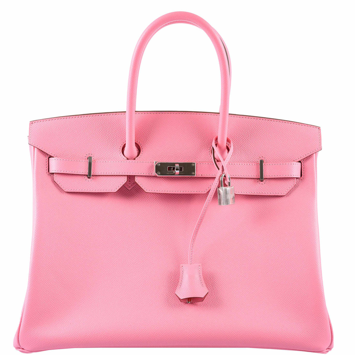 Hermes Birkin 35 Rose Confetti Epsom Palladium Hardware Hermes