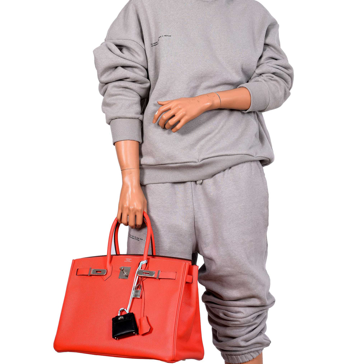 Hermes Birkin 35 Rose Jaipur Epsom Palladium Hardware Hermes