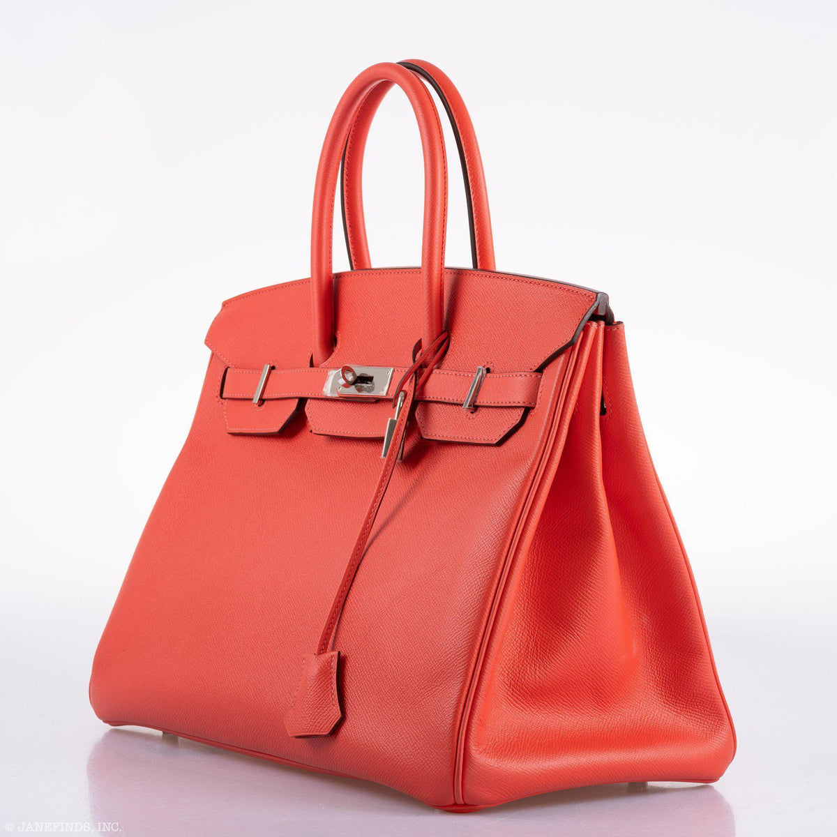 Hermes Birkin 35 Rose Jaipur Epsom Palladium Hardware Hermes