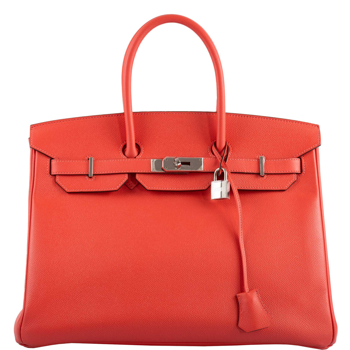 Hermes Birkin 35 Rose Jaipur Epsom Palladium Hardware Hermes