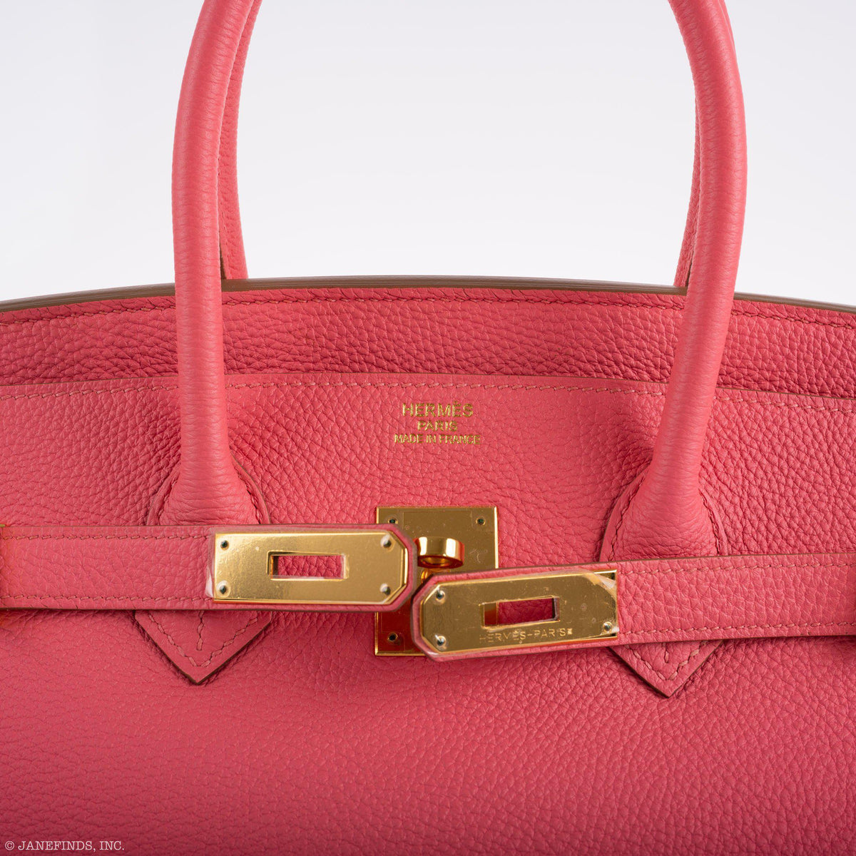 Hermes Birkin 35 Rose Lipstick Togo Gold Hardware Hermes