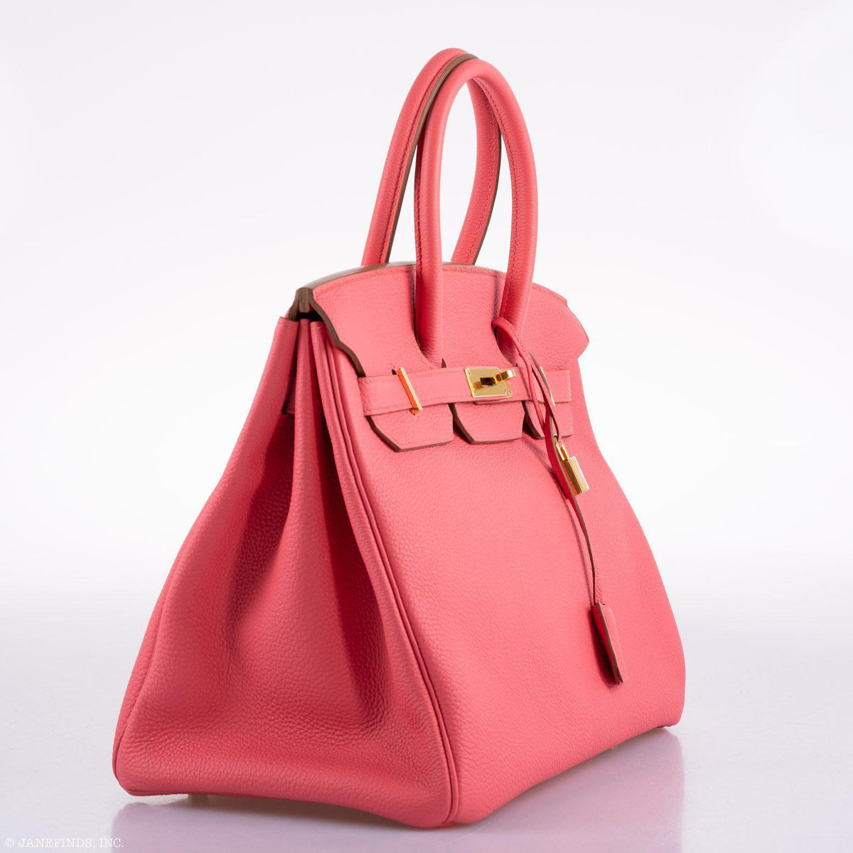 Hermes Birkin 35 Rose Lipstick Togo Gold Hardware Hermes