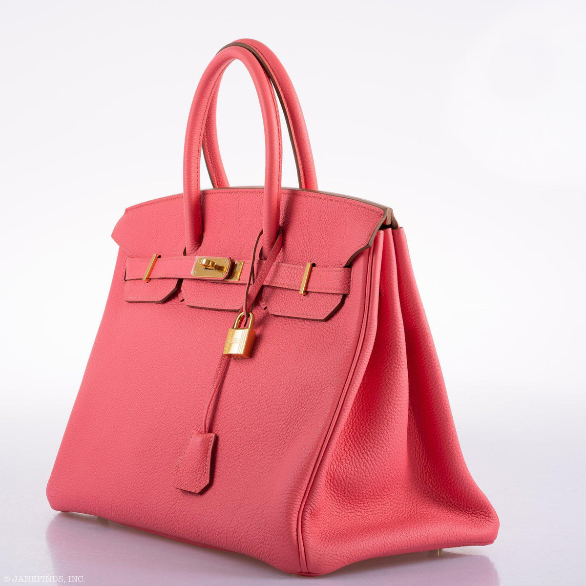 Hermes Birkin 35 Rose Lipstick Togo Gold Hardware Hermes