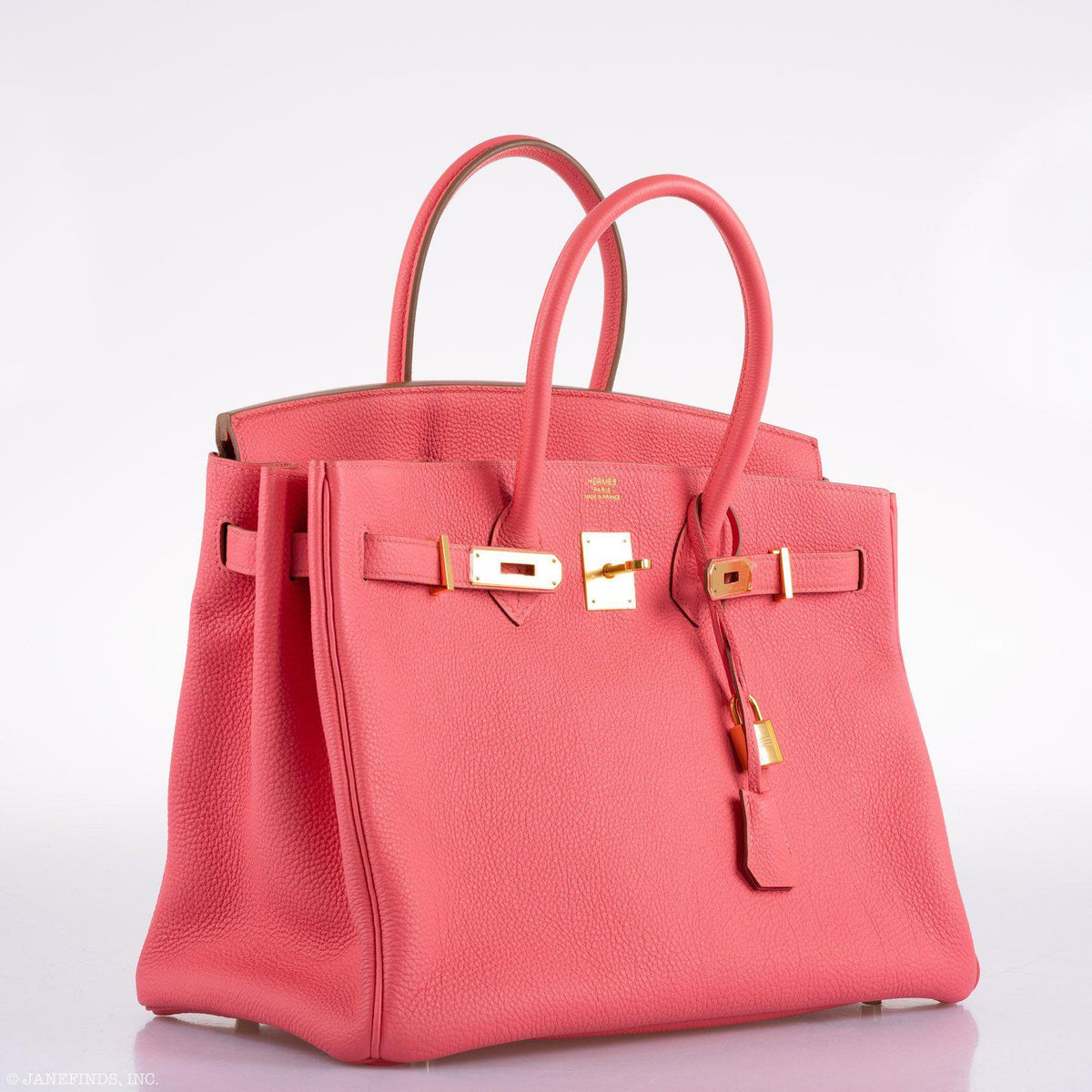 Hermes Birkin 35 Rose Lipstick Togo Gold Hardware Hermes