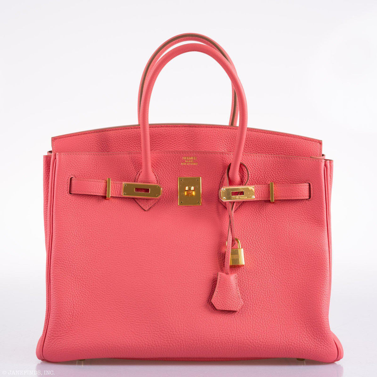 Hermes Birkin 35 Rose Lipstick Togo Gold Hardware Hermes