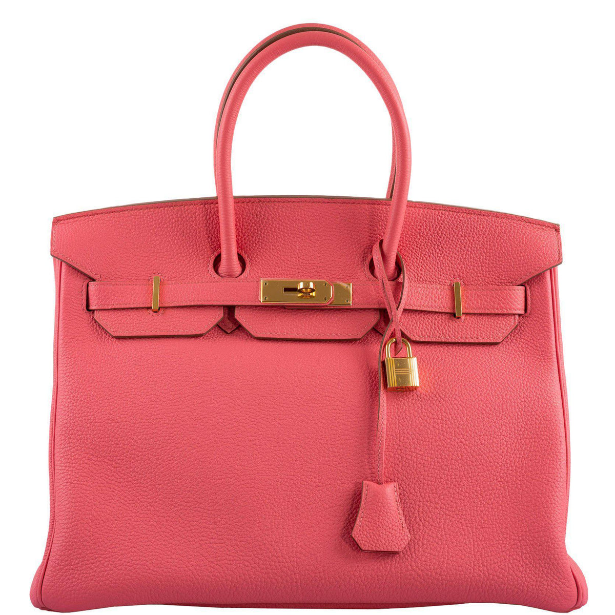 Hermes Birkin 35 Rose Lipstick Togo Gold Hardware Hermes