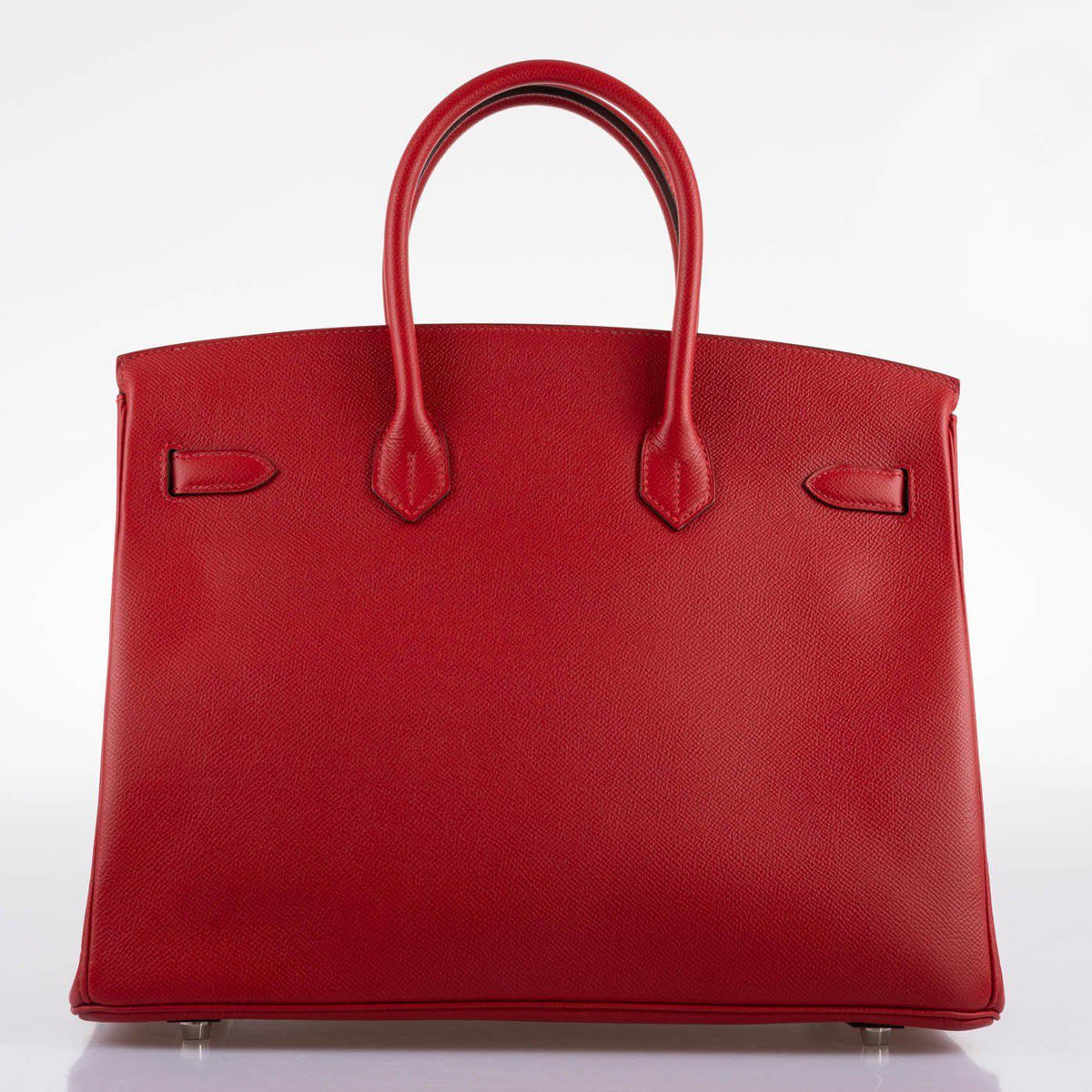 Hermes Birkin 35 Rouge Vif Epsom with Palladium Hardware Hermes