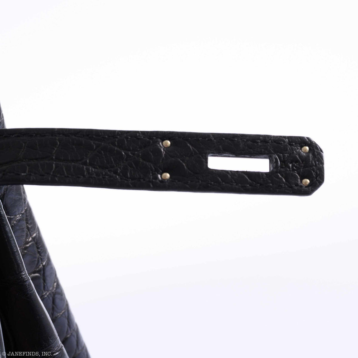 Hermes Birkin 35 SO BLACK Matte Alligator PVD Hardware Hermes