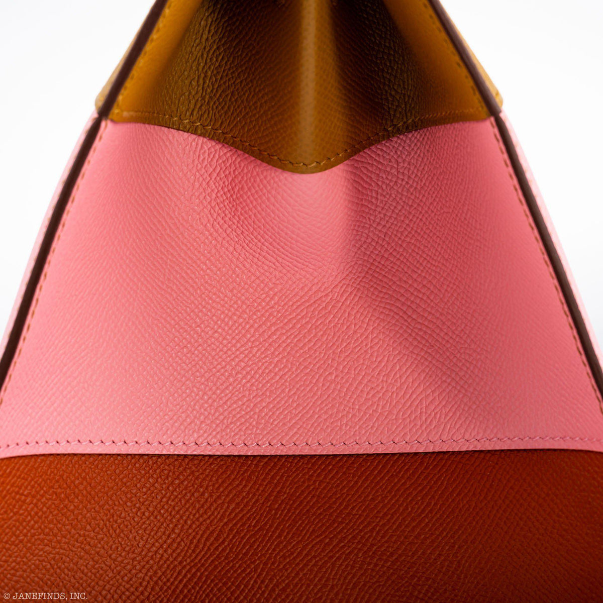 Hermes Birkin 35 Sellier "Sunrise" Rainbow Epsom Palladium Hardware Hermes