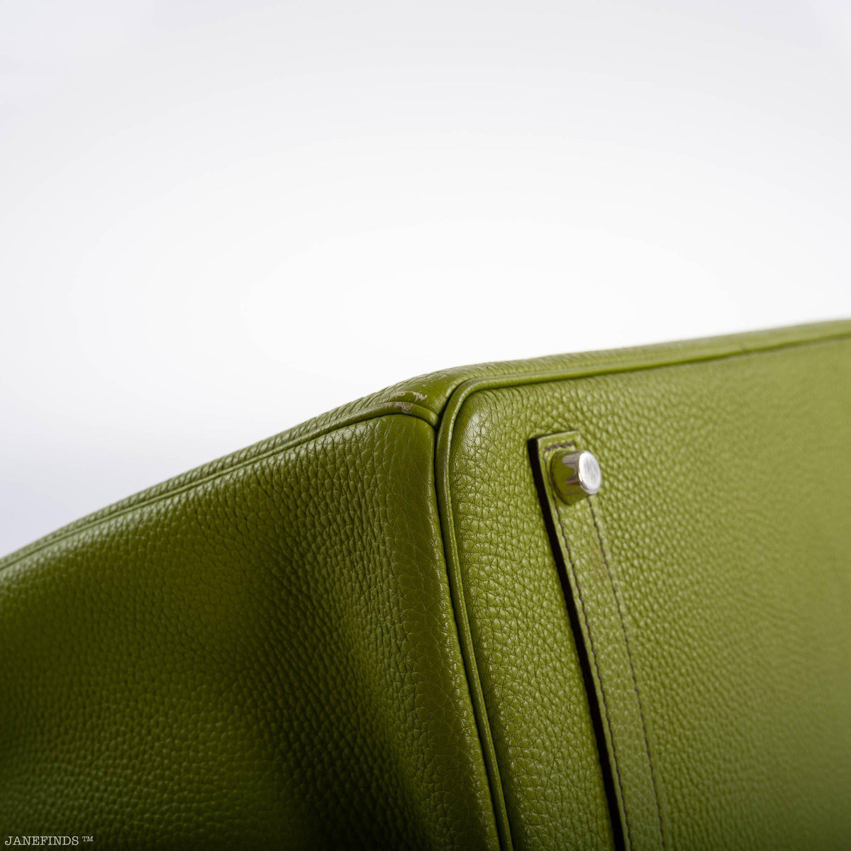 Hermes Birkin 35 Vert Anis Togo with Palladium Hardware Hermes