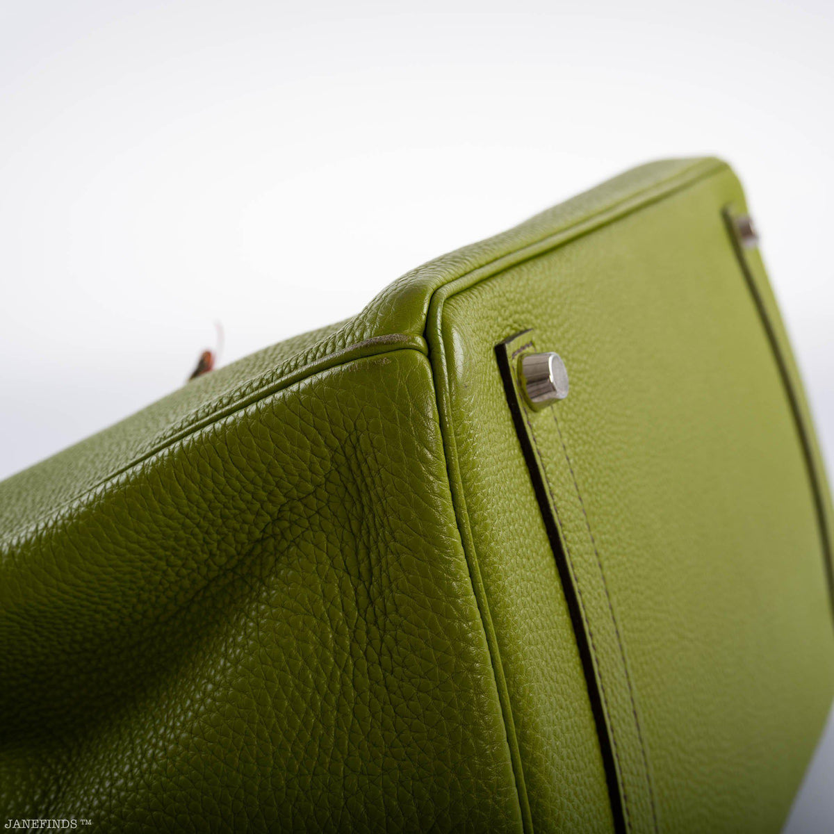 Hermes Birkin 35 Vert Anis Togo with Palladium Hardware Hermes
