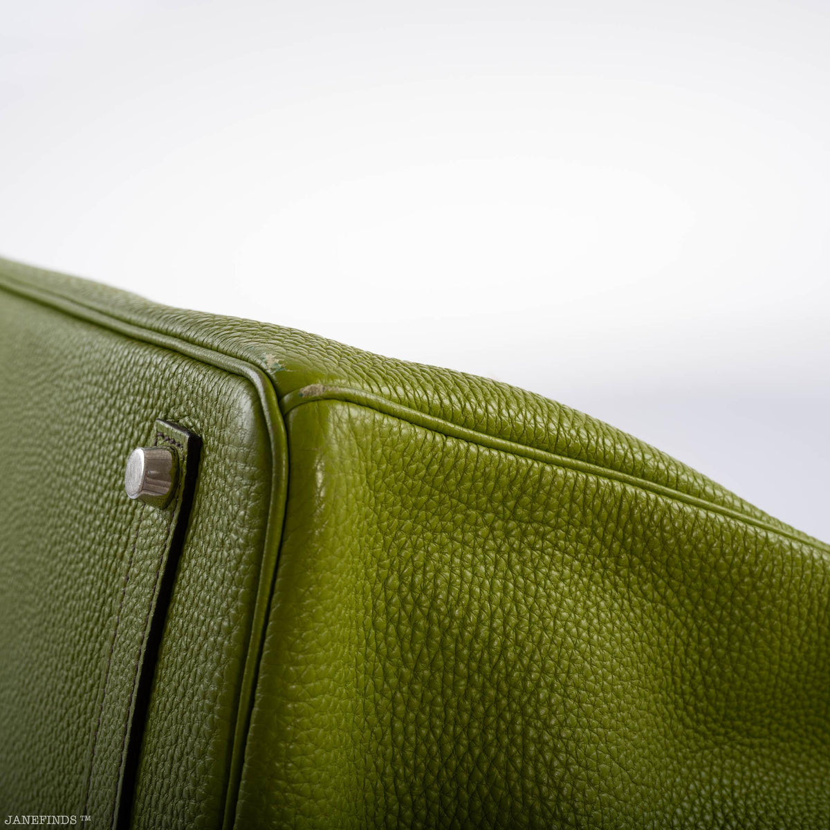 Hermes Birkin 35 Vert Anis Togo with Palladium Hardware Hermes