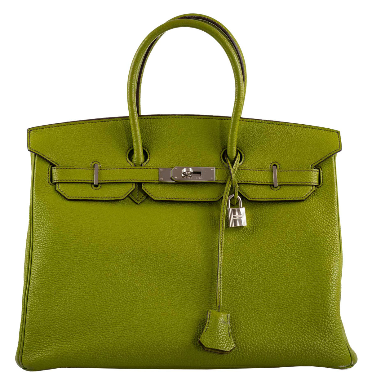 Hermes Birkin 35 Vert Anis Togo with Palladium Hardware Hermes
