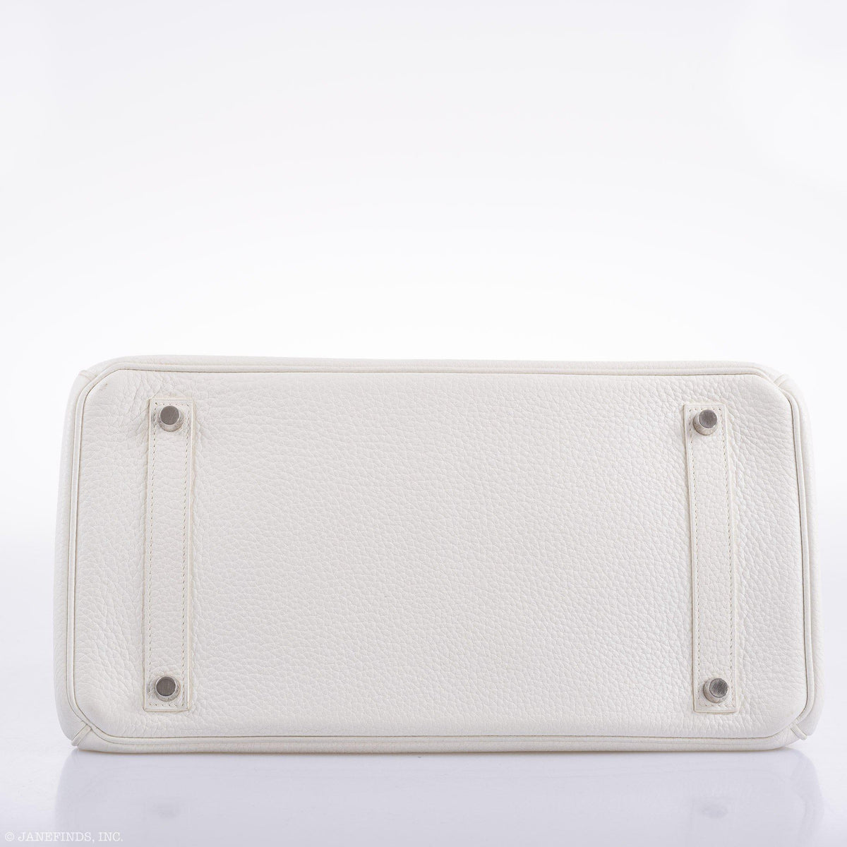 Hermes Birkin 35 White Clemence leather Palladium Hardware Hermes