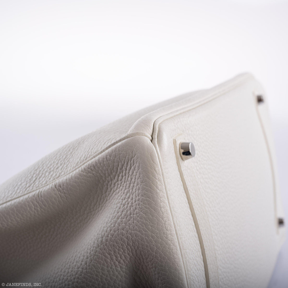 Hermes Birkin 35 White Clemence leather Palladium Hardware Hermes