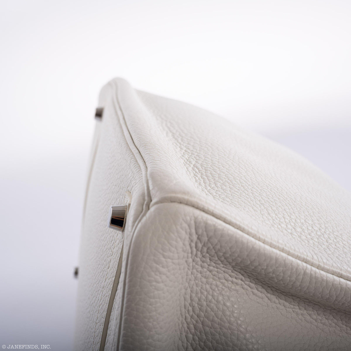 Hermes Birkin 35 White Clemence leather Palladium Hardware Hermes