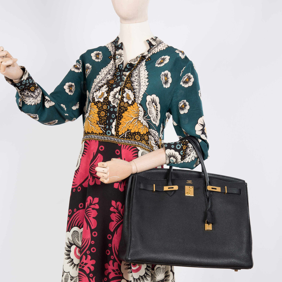 Hermes Birkin 40 Black Togo Gold Hardware Hermes