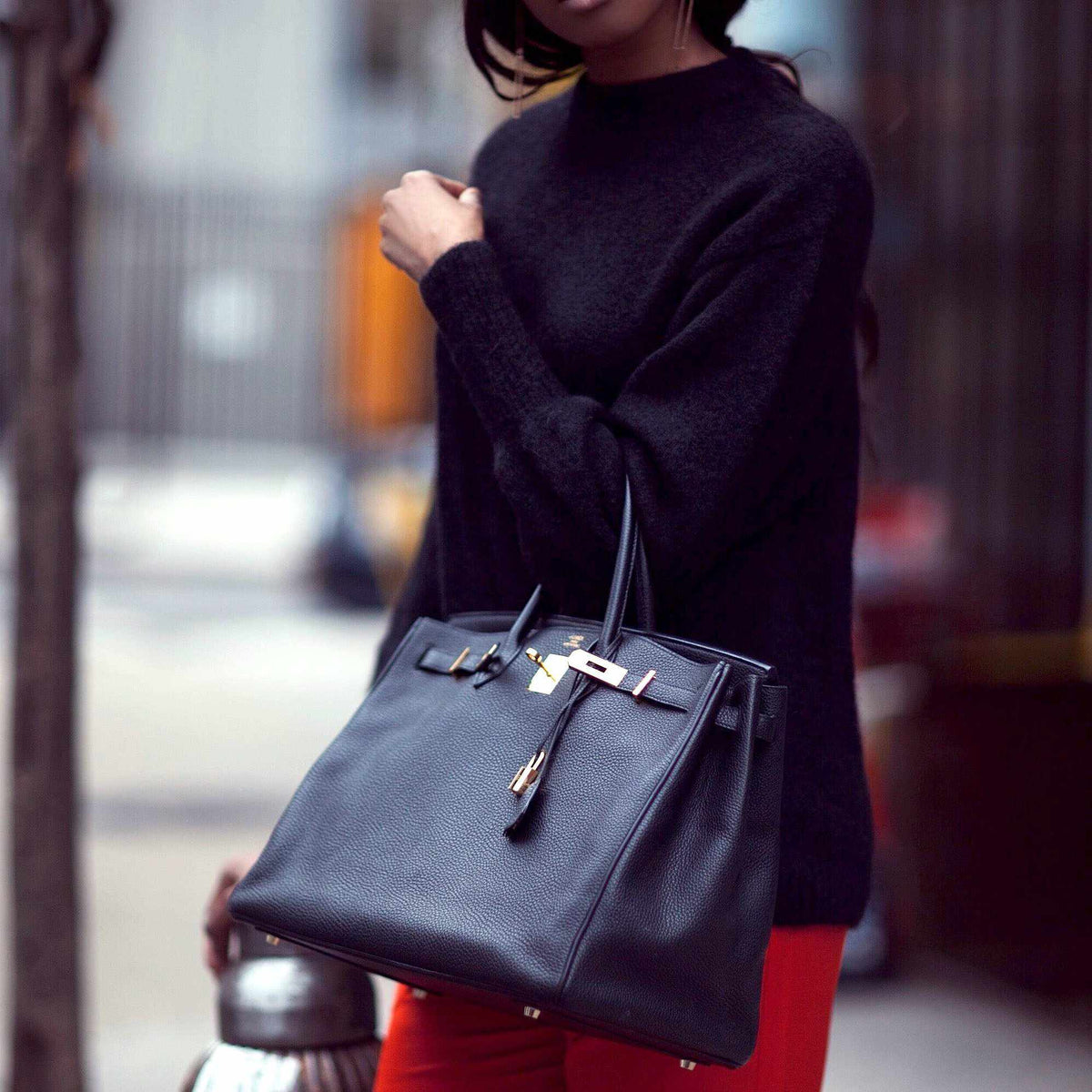 Hermes Birkin 40 Black Togo Gold Hardware Hermes