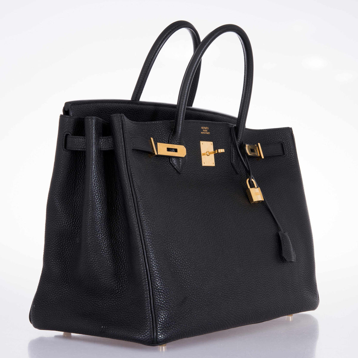Hermes Birkin 40 Black Togo Gold Hardware Hermes