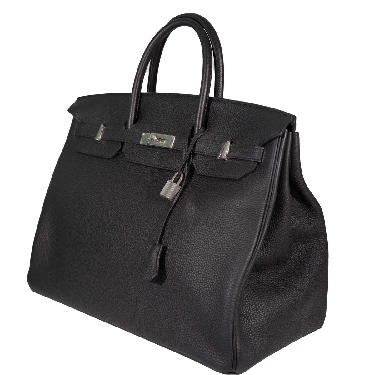 Hermes Birkin 40 Black Togo Leather Palladium Hardware Hermes