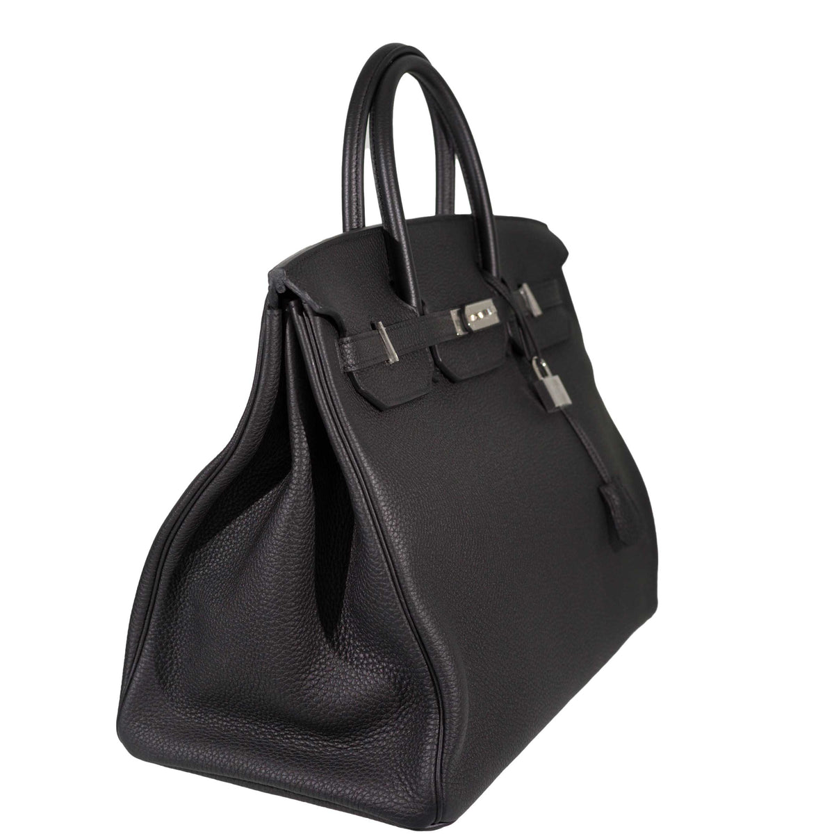 Hermes Birkin 40 Black Togo Leather Palladium Hardware Hermes