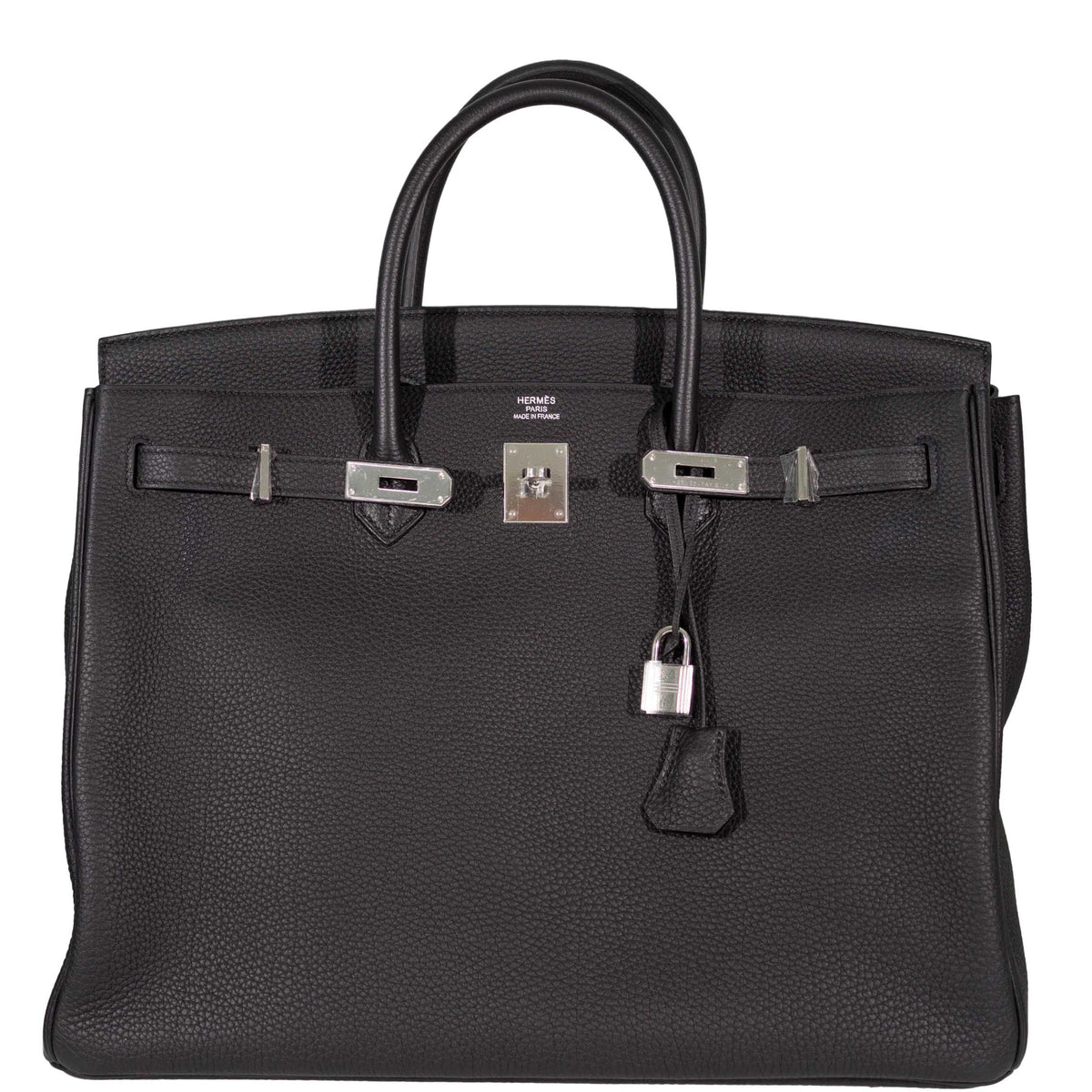 Hermes Birkin 40 Black Togo Leather Palladium Hardware Hermes