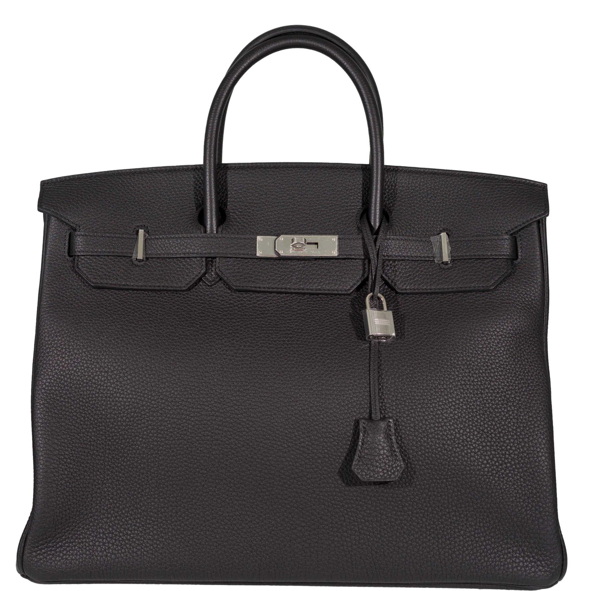 Hermes Birkin 40 Black Togo Leather Palladium Hardware Hermes