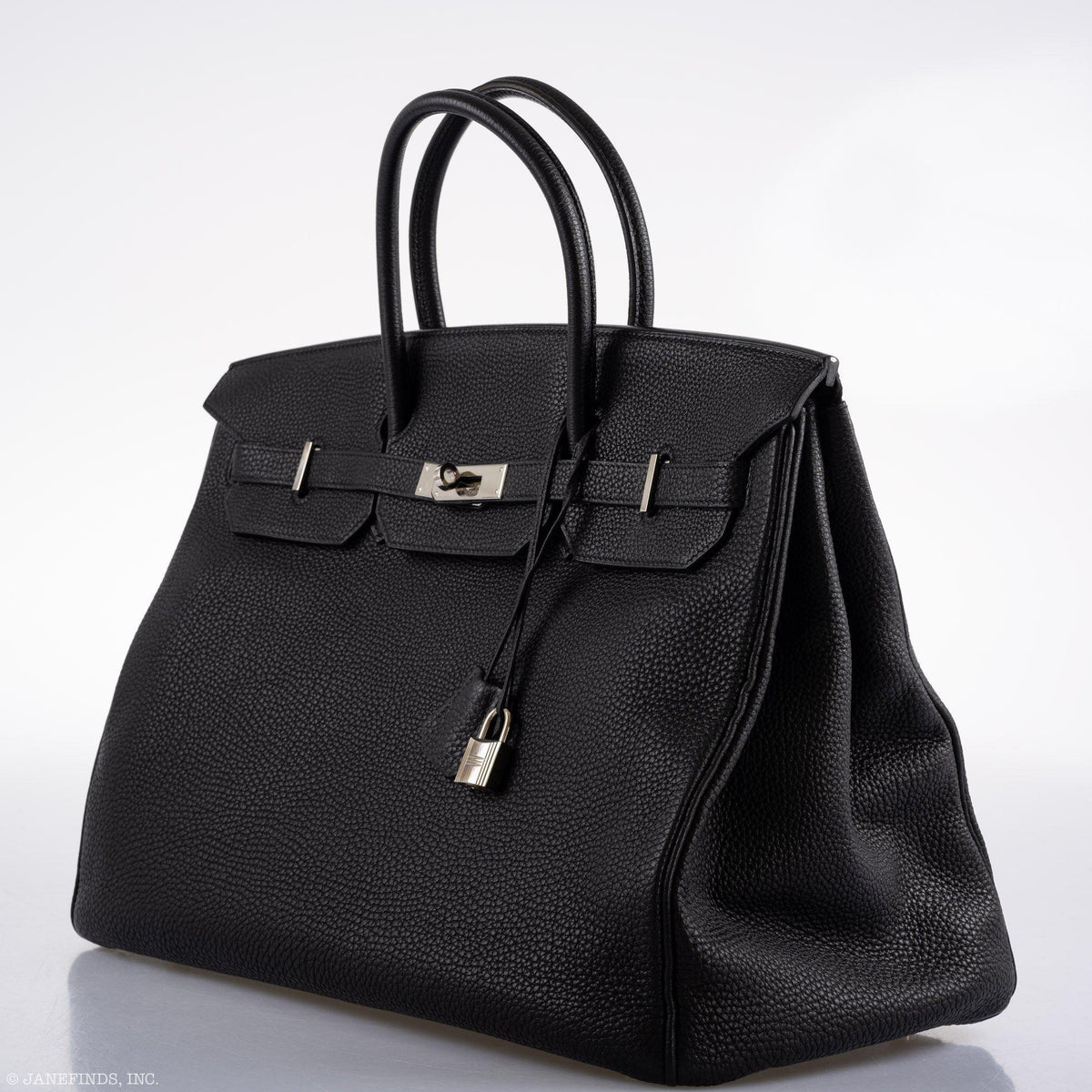Hermes Birkin 40 Black Togo leather Palladium Hardware Hermes
