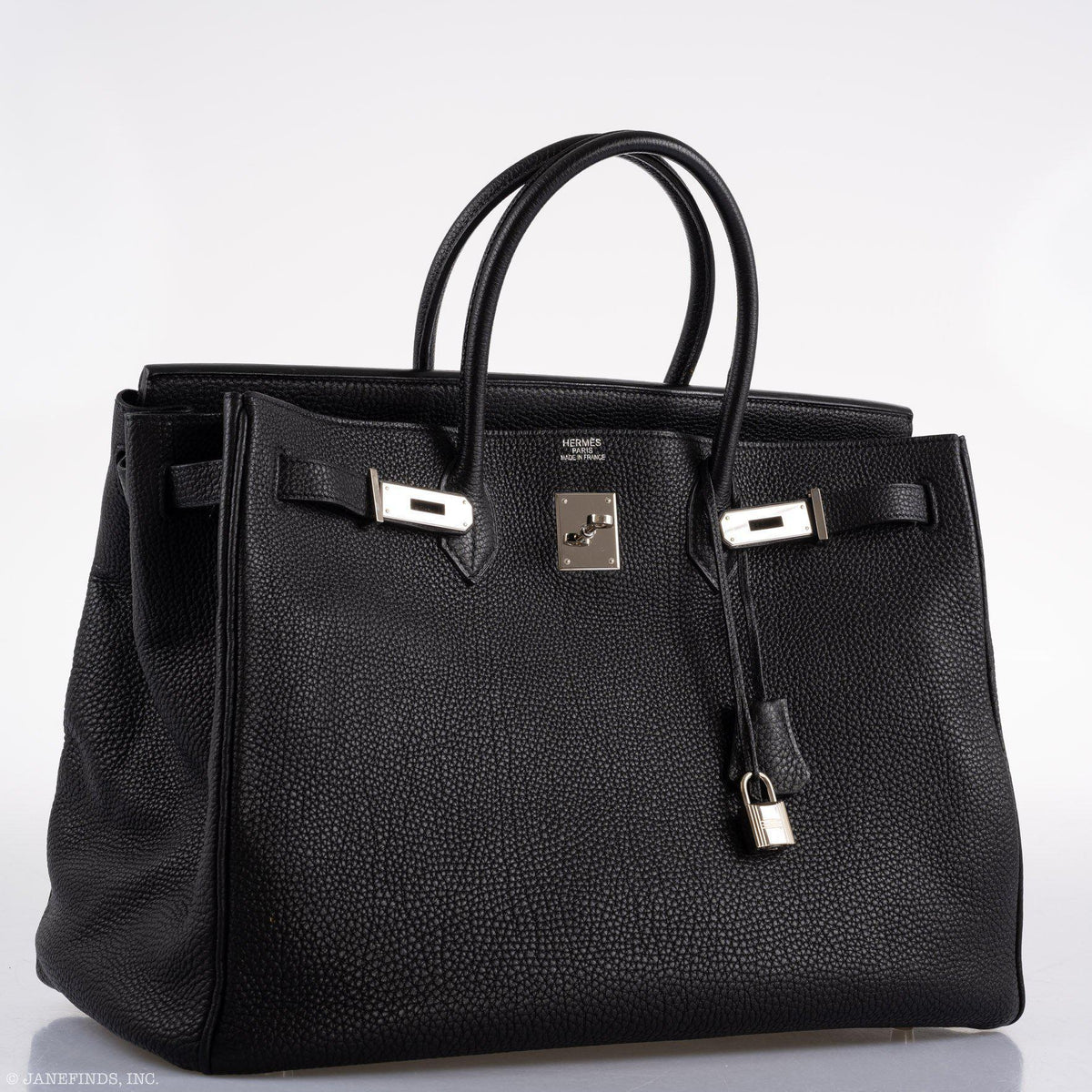 Hermes Birkin 40 Black Togo leather Palladium Hardware Hermes