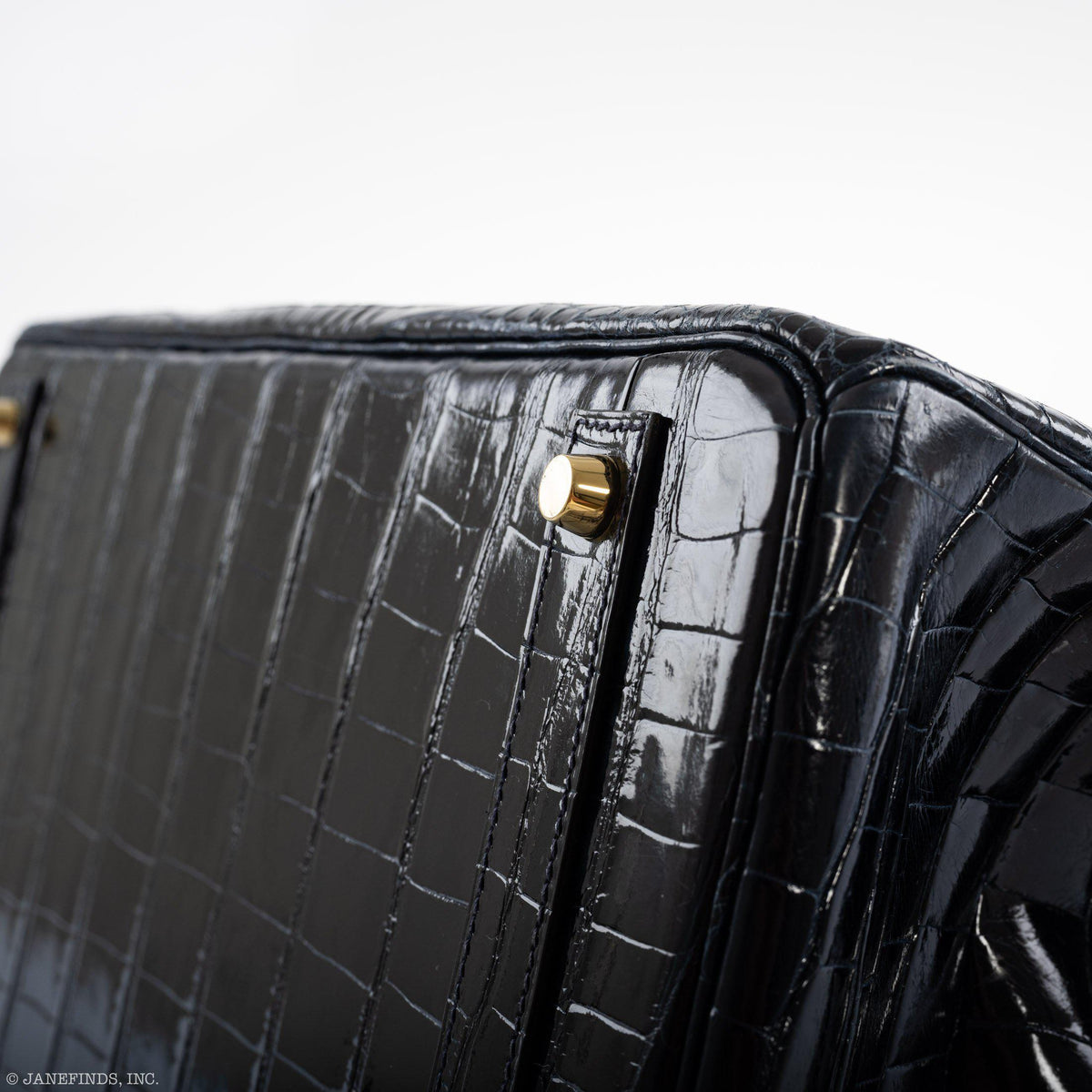 Hermes Birkin 40 Blue Nuit Porosus Crocodile Gold Hardware Hermes