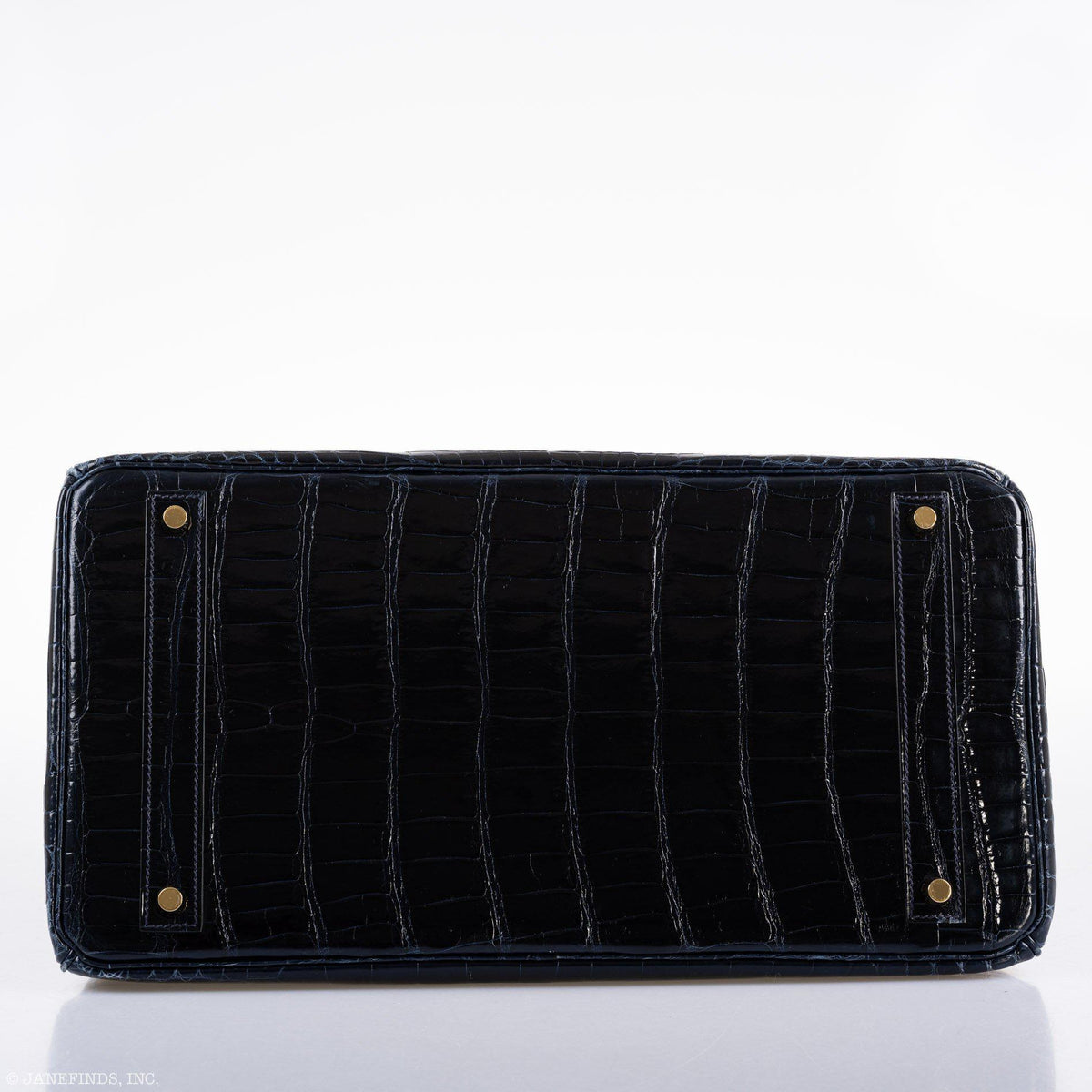 Hermes Birkin 40 Blue Nuit Porosus Crocodile Gold Hardware Hermes