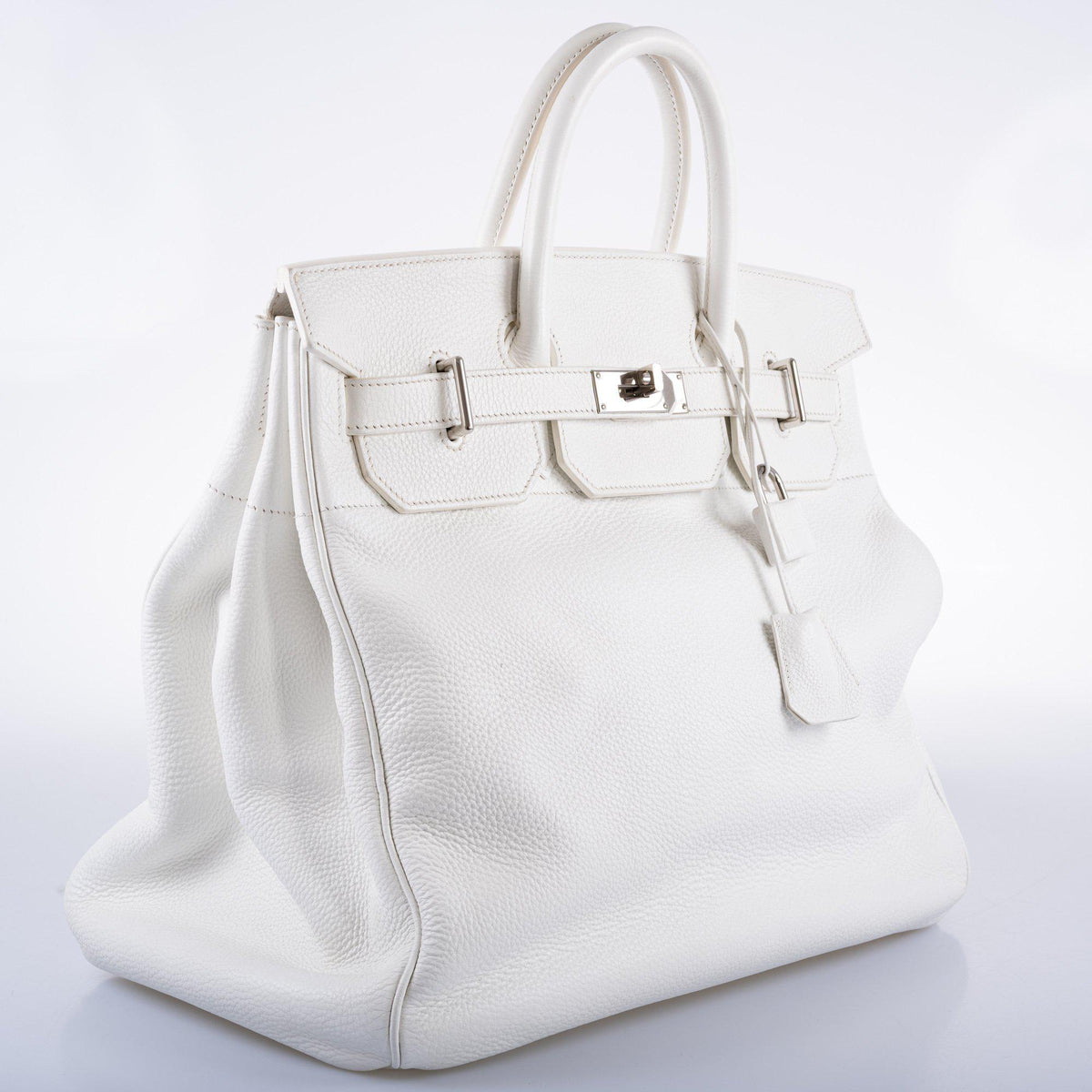 Hermes Birkin 40 HAC White Togo Palladium Hardware Hermes