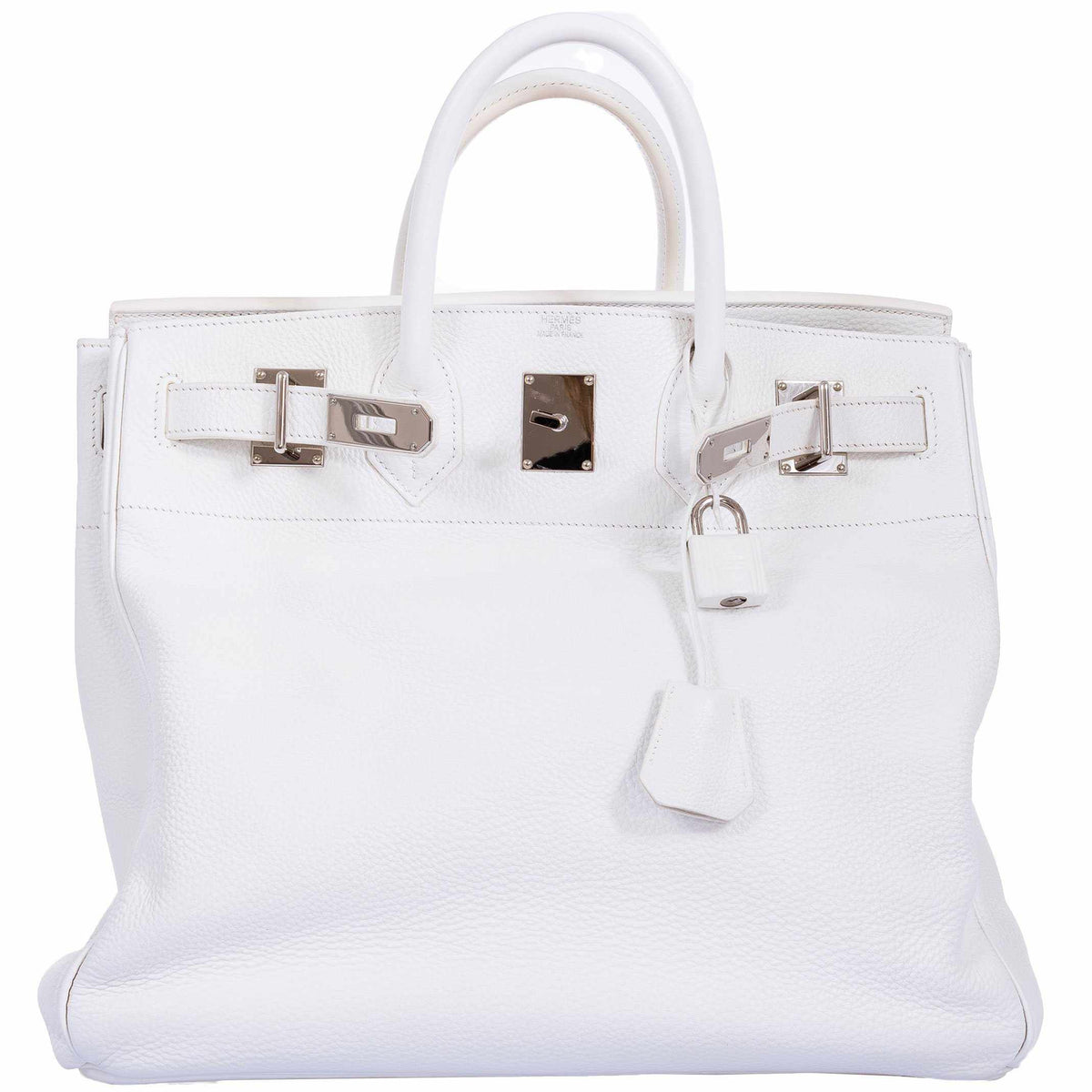 Hermes Birkin 40 HAC White Togo Palladium Hardware Hermes