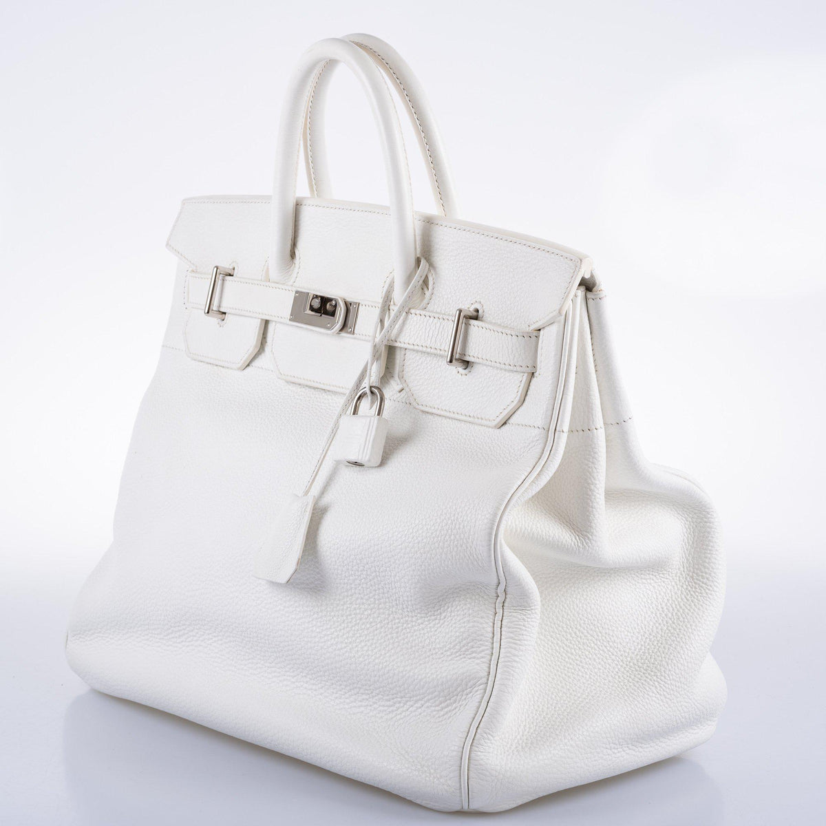 Hermes Birkin 40 HAC White Togo Palladium Hardware Hermes