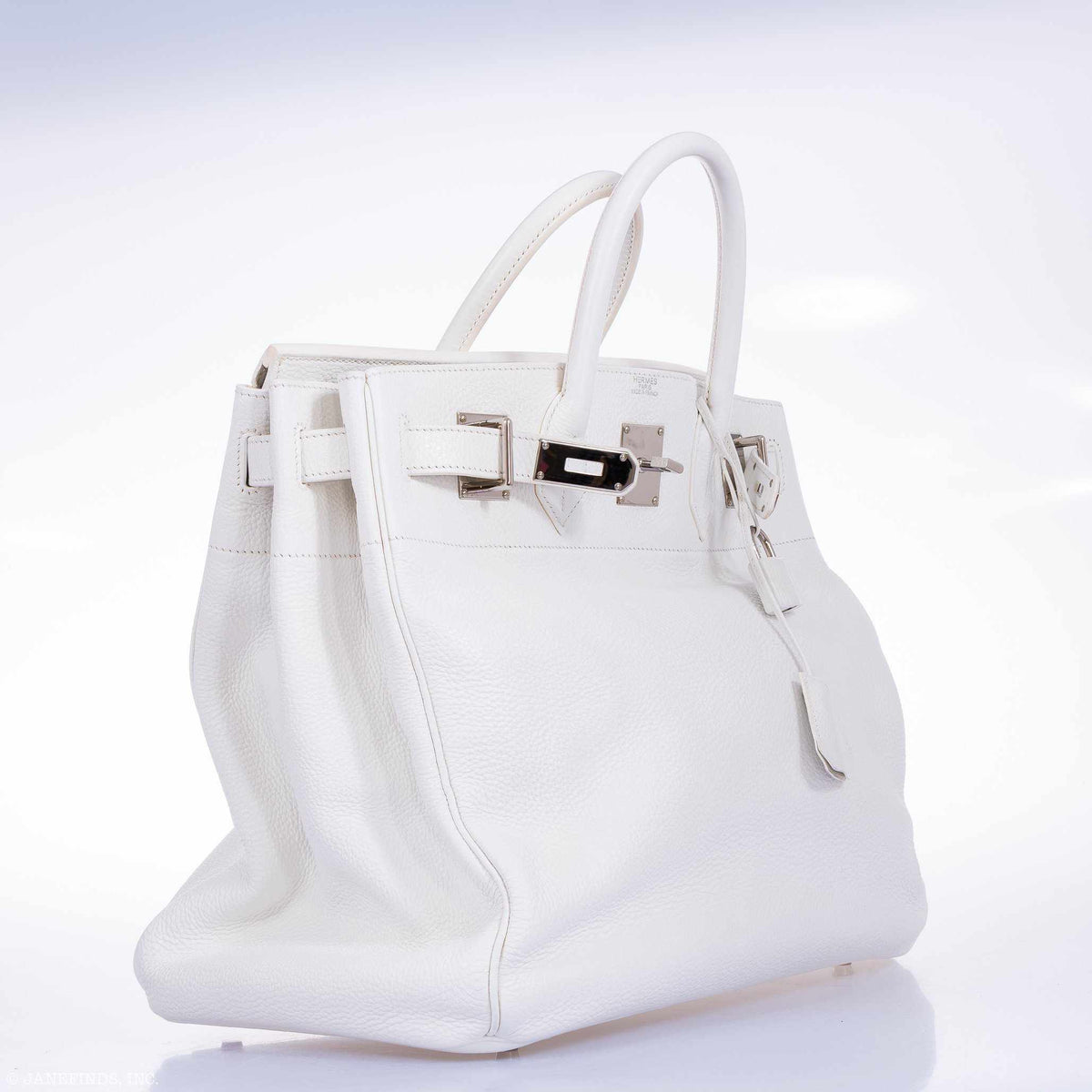 Hermes Birkin 40 HAC White Togo Palladium Hardware Hermes